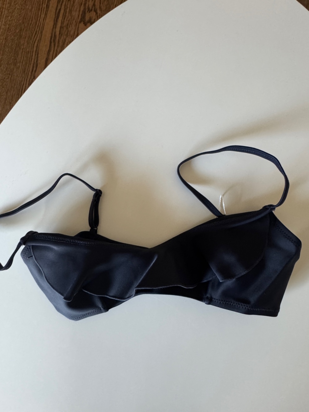 COS Navy Ruffle Bikini Set - Picture 3 of 5